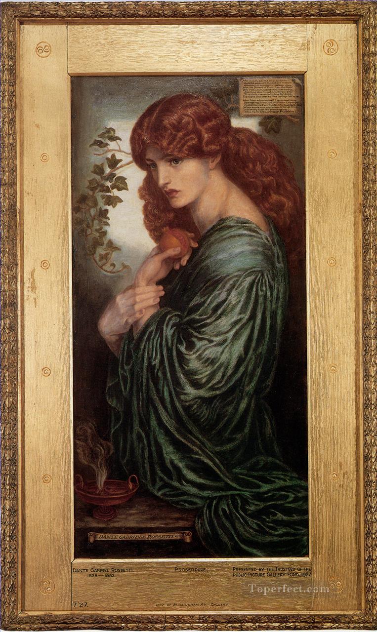 Prosperine Pre Raphaelite Brotherhood Dante Gabriel Rossetti Oil Paintings